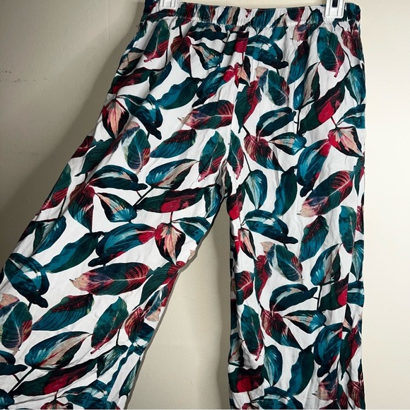 Onia Mila Pull On Tropical Cover Up Beach Pants Viscose Size Small - Picture 7 of 13